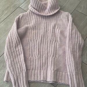 Banana Republic Lavender Turtleneck Sweater
